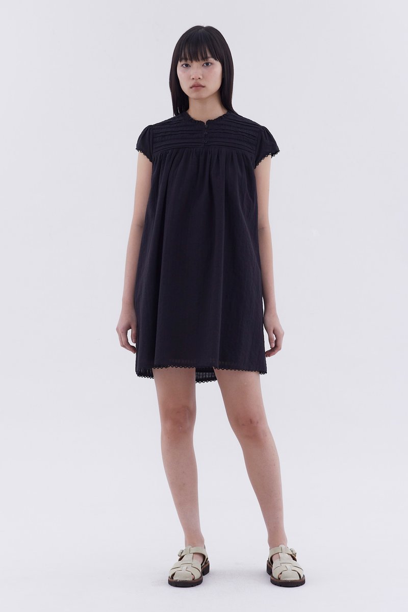 Jamela Half-Button Dress