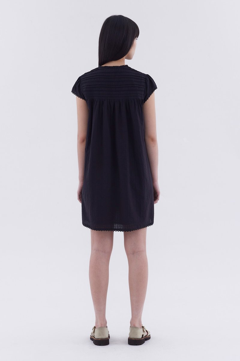 Jamela Half-Button Dress