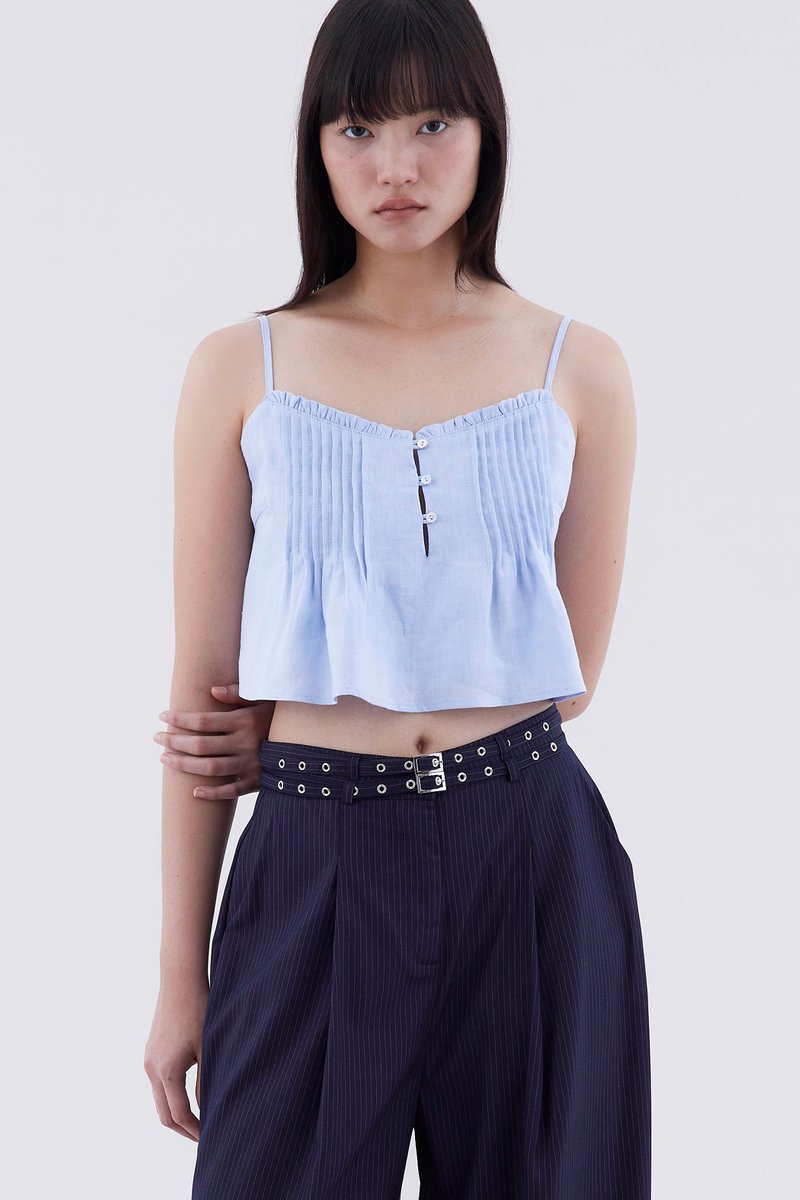 Kerley Pin-Tuck Cami Top