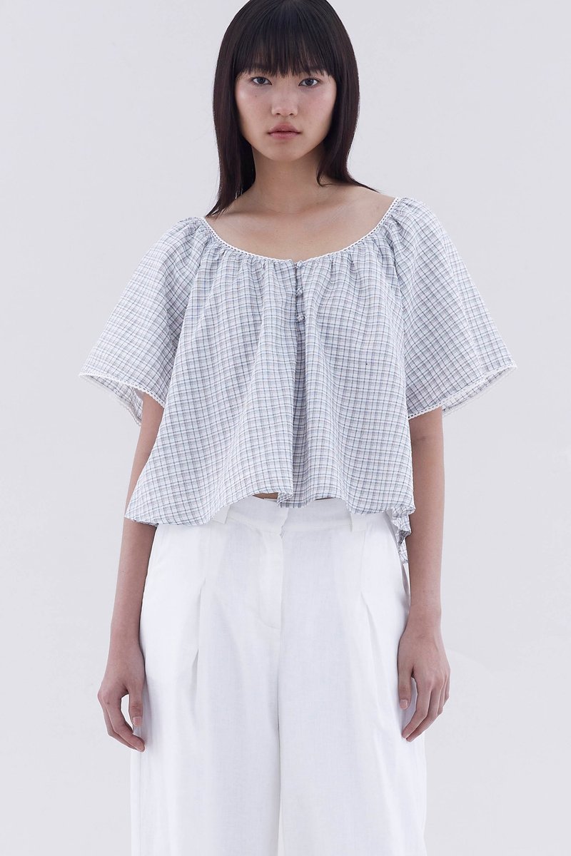 Orella Bell-Sleeve Blouse