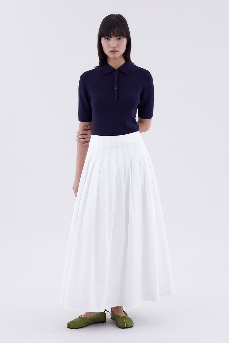 Sonia Pleated Full Skirt