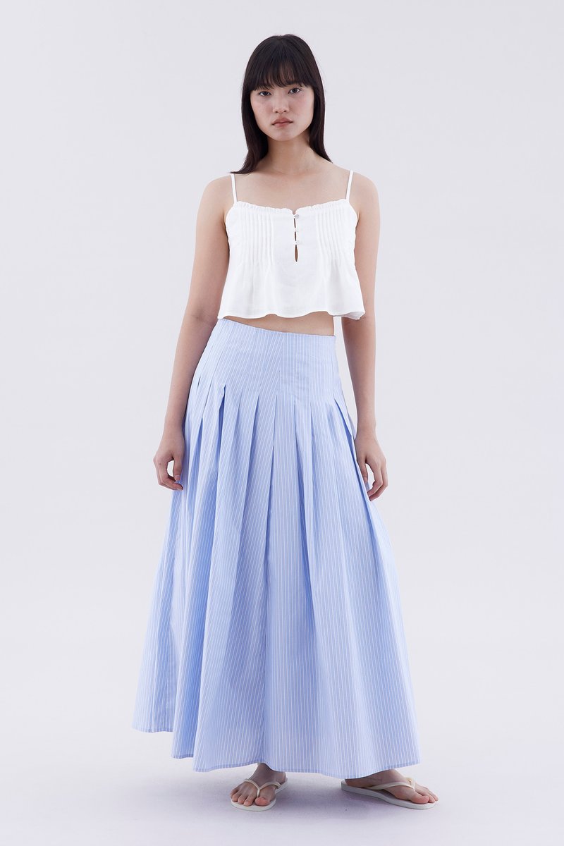 Sonia Pleated Full Skirt
