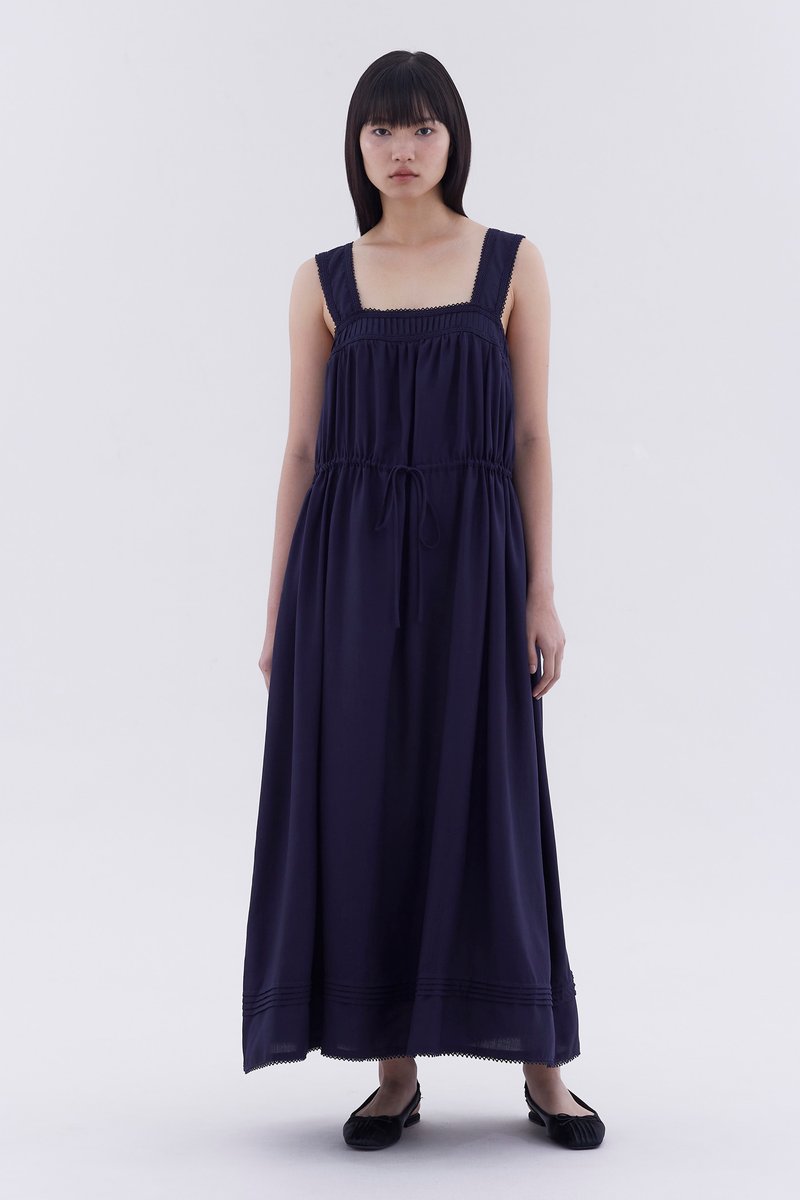 Marisol Square-Neck Relaxed Dress