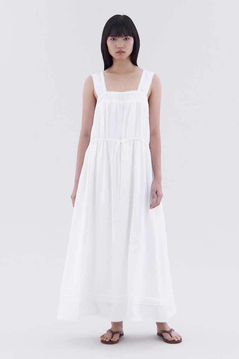 Marisol Square-Neck Relaxed Dress