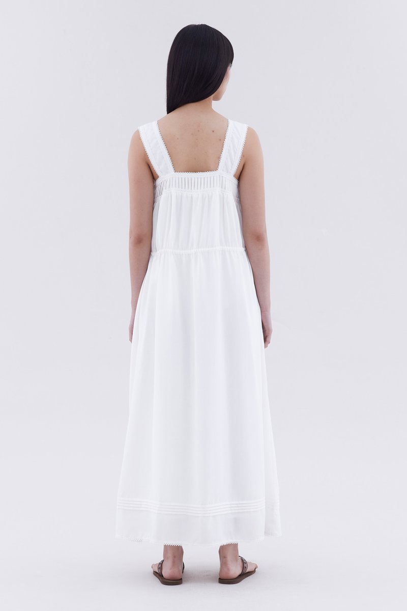 Marisol Square-Neck Relaxed Dress
