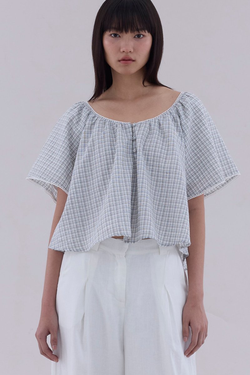 Orella Bell-Sleeve Blouse