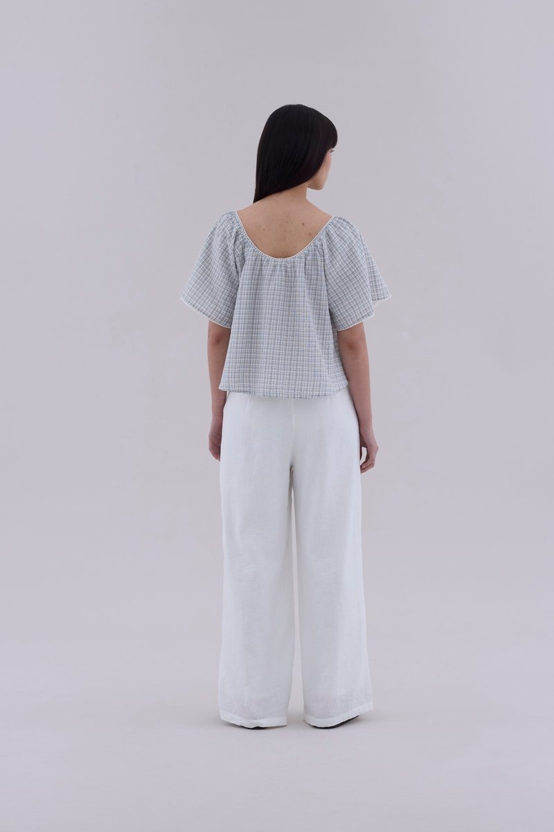 Orella Bell-Sleeve Blouse