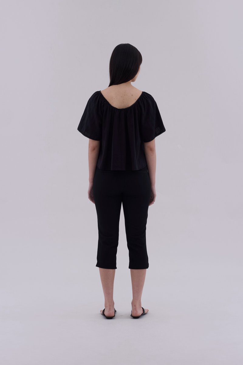 Orella Bell-Sleeve Blouse