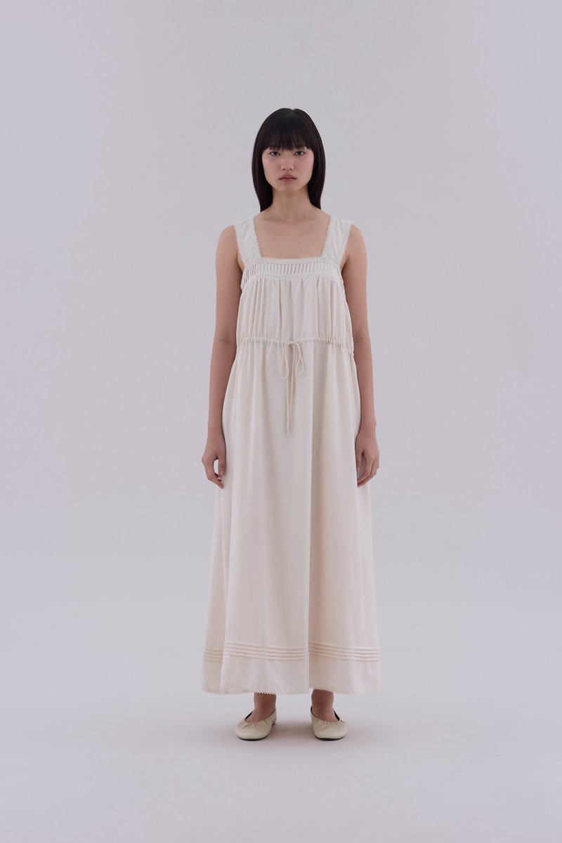 Marisol Square-Neck Relaxed Dress