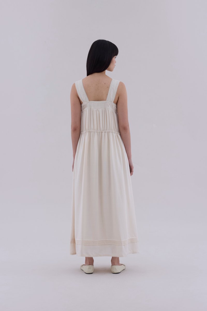Marisol Square-Neck Relaxed Dress