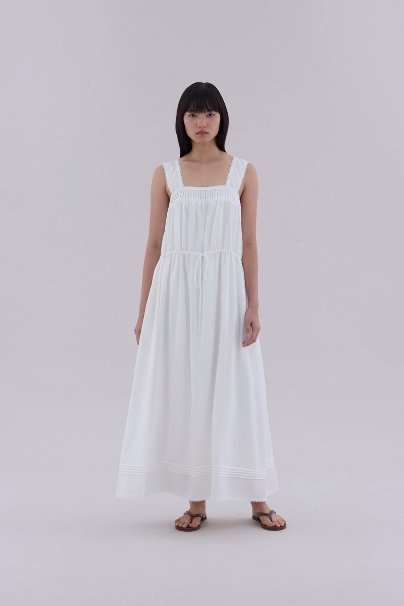 Marisol Square-Neck Relaxed Dress