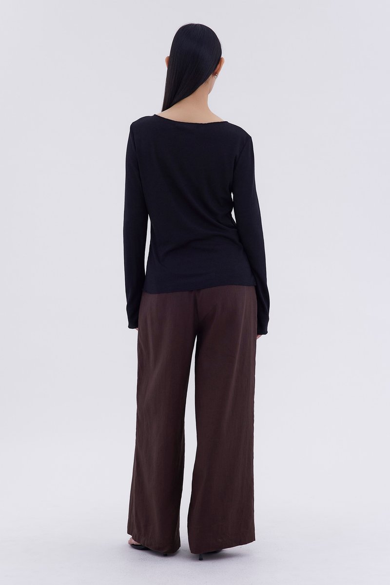 Amoret Sheer Relaxed Top