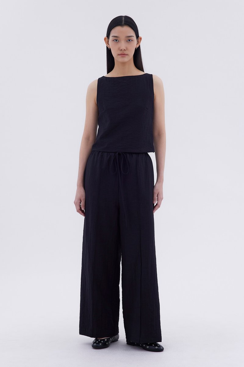 Yara Drawstring Wide-Leg Pants Yara Drawstring Wide-Leg Pants