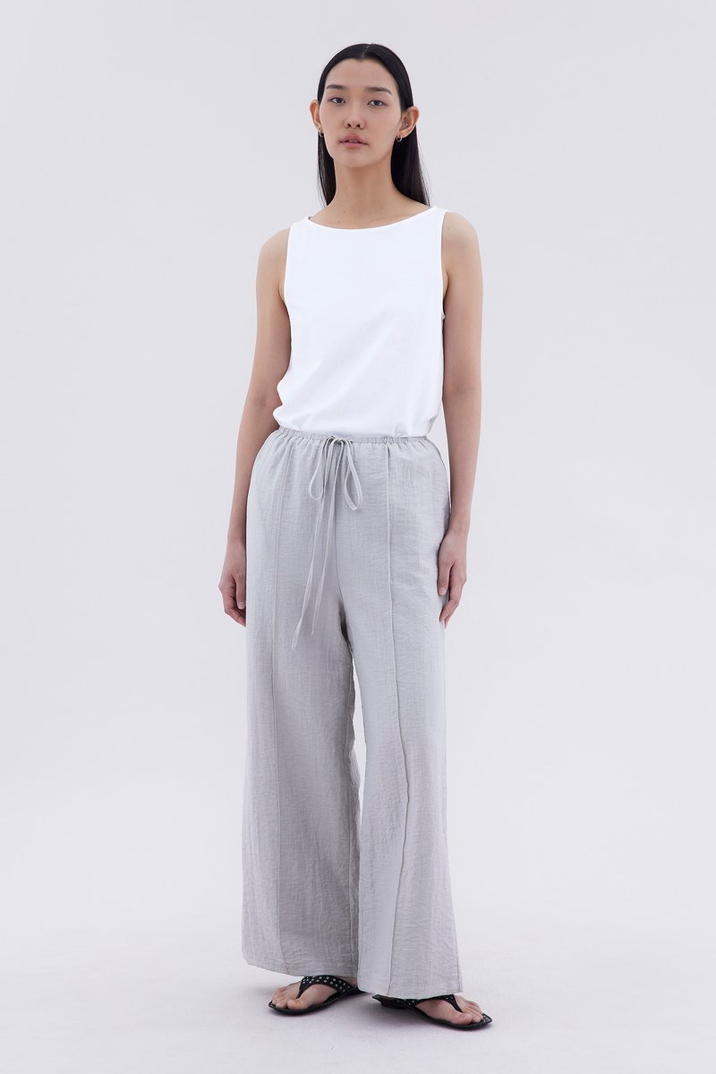 Yara Drawstring Wide-Leg Pants Yara Drawstring Wide-Leg Pants