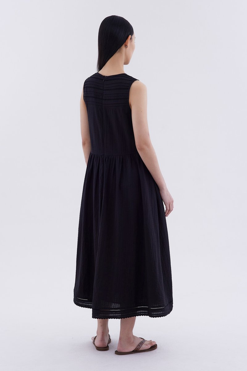 Elize Pin-Tuck Dress