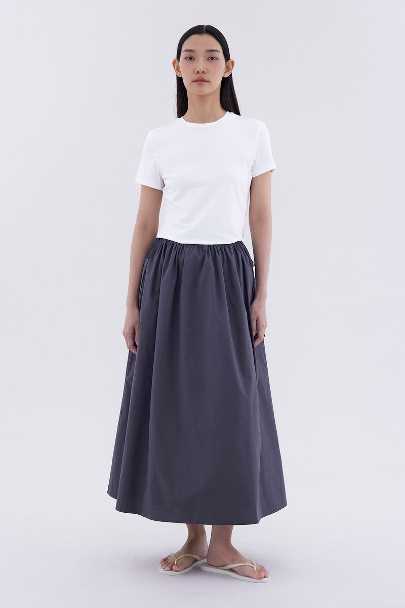 Delke Drawstring Full Skirt