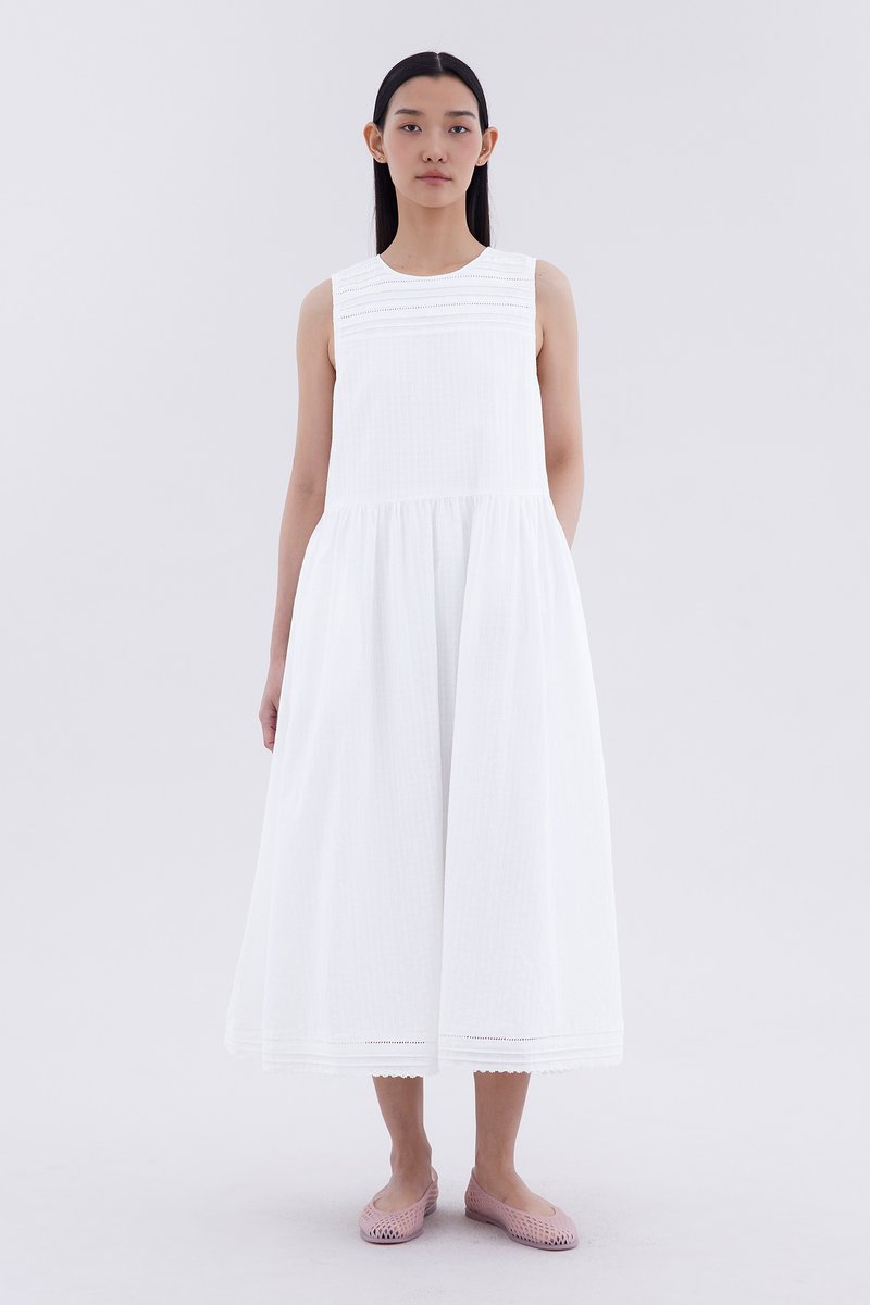 Elize Pin-Tuck Dress