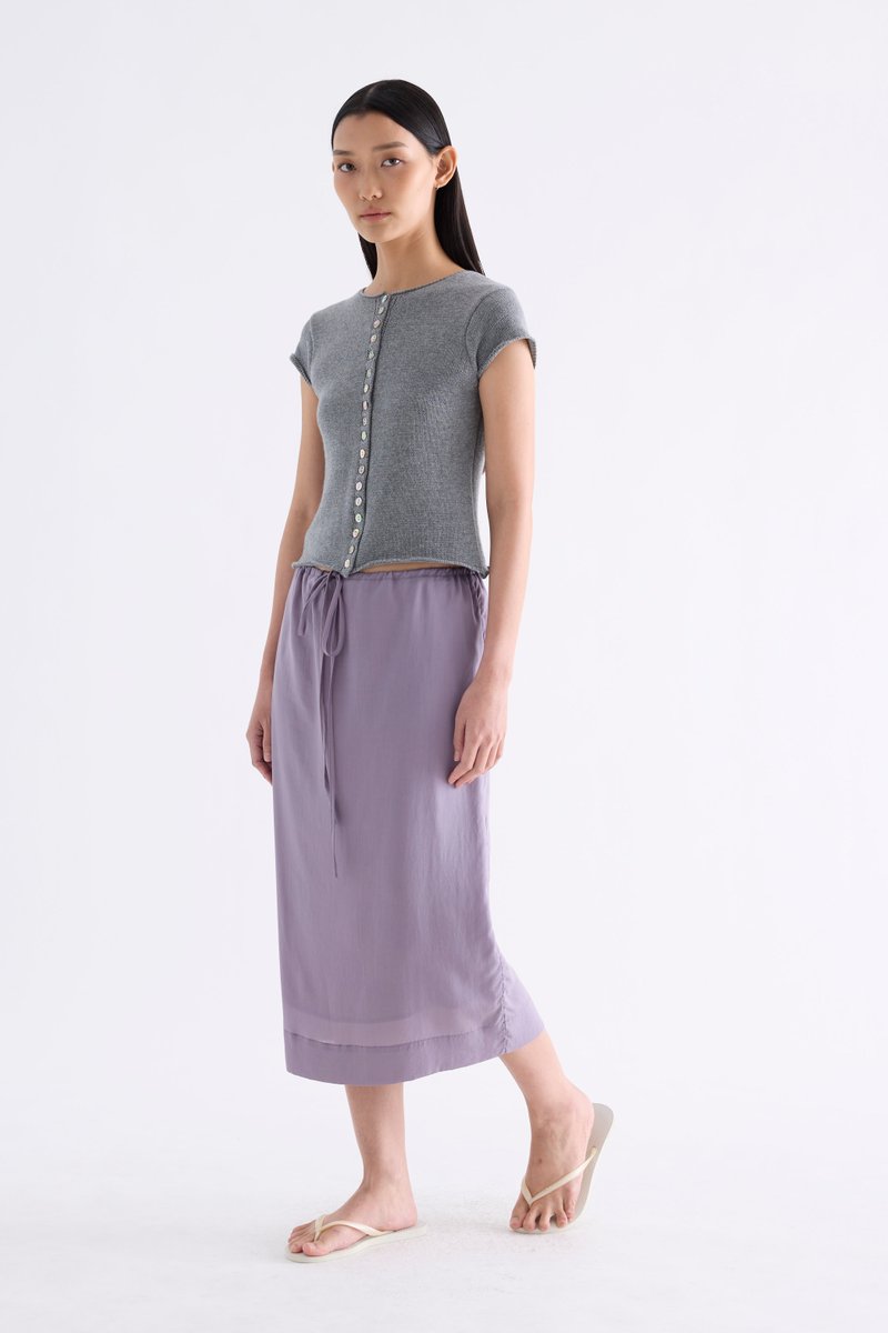 Kelyn Button-Down Knit Top