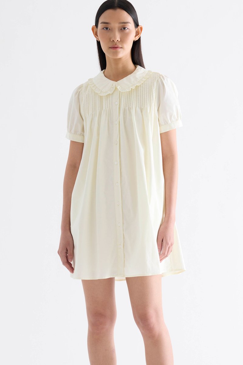 Merene Pin-Tuck Dress