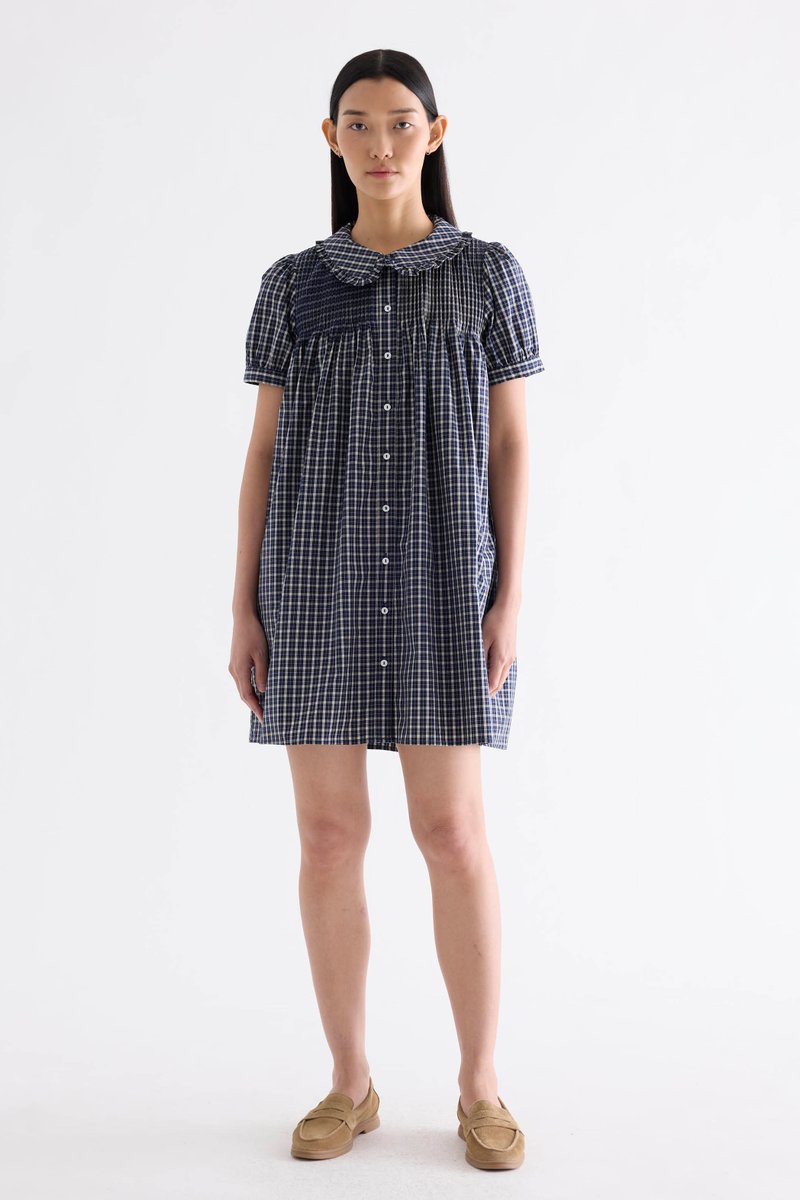Merene Pin-Tuck Dress