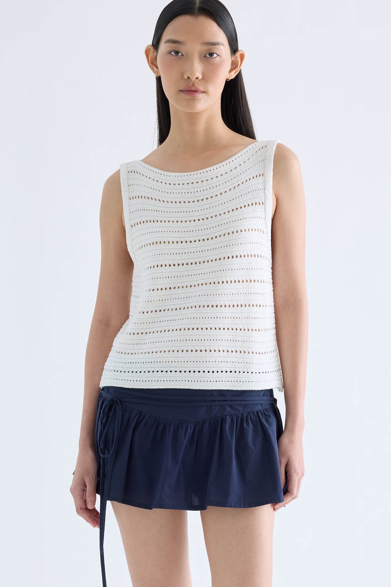 Amaris Crotchet Knit Tank