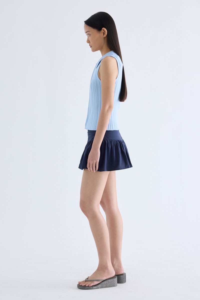 Amoryn Collared Knit Tank