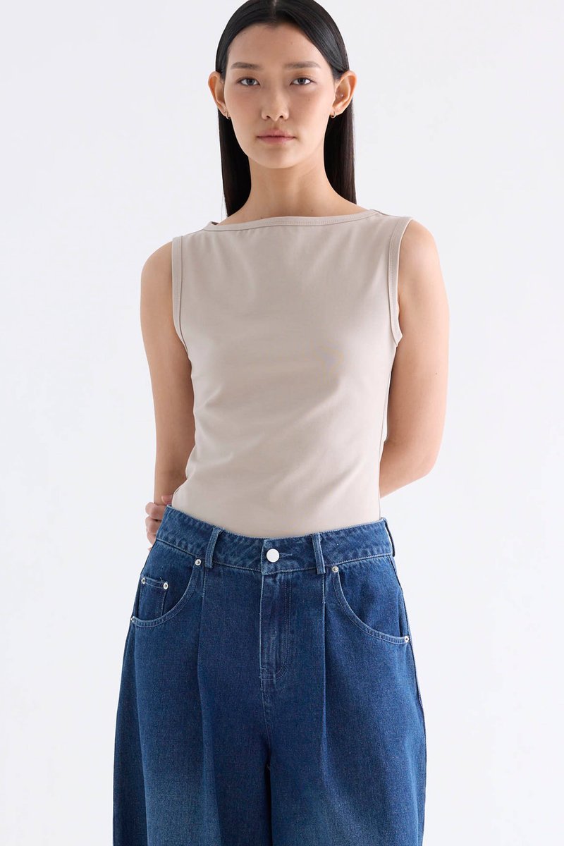 Natasha Boat Neck Tank