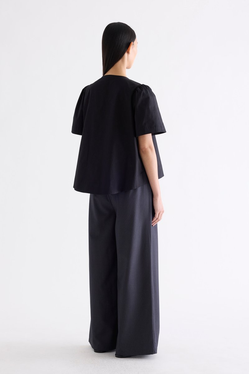 Selene Front-Tie Blouse