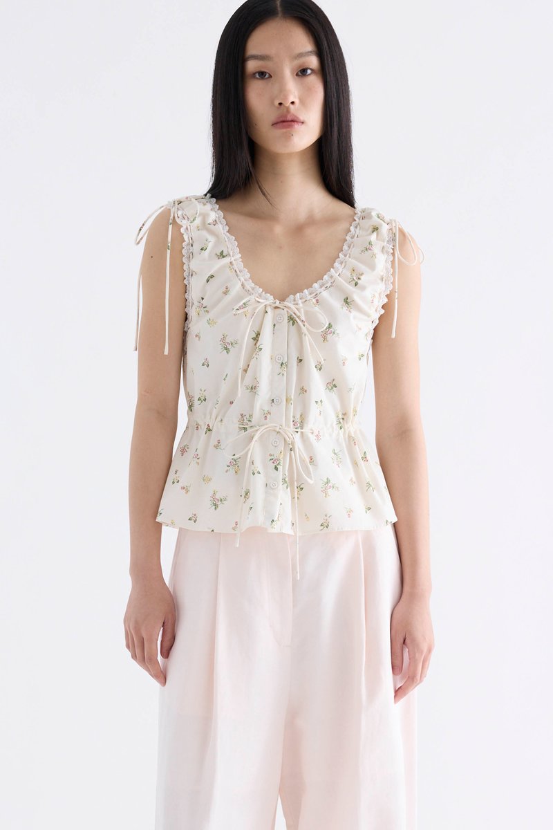 Delilah Strappy Drawstring Top