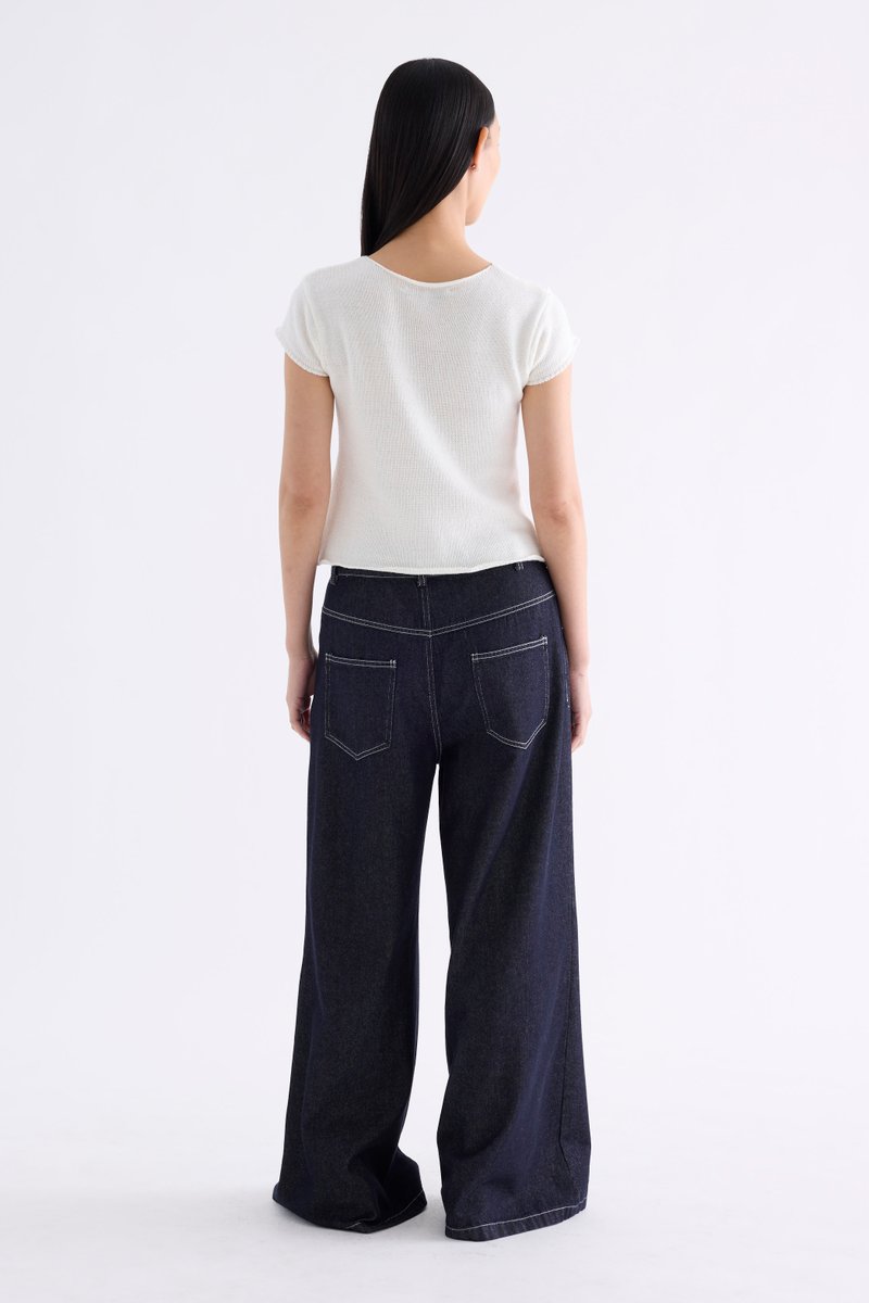 Kelyn Button-Down Knit Top