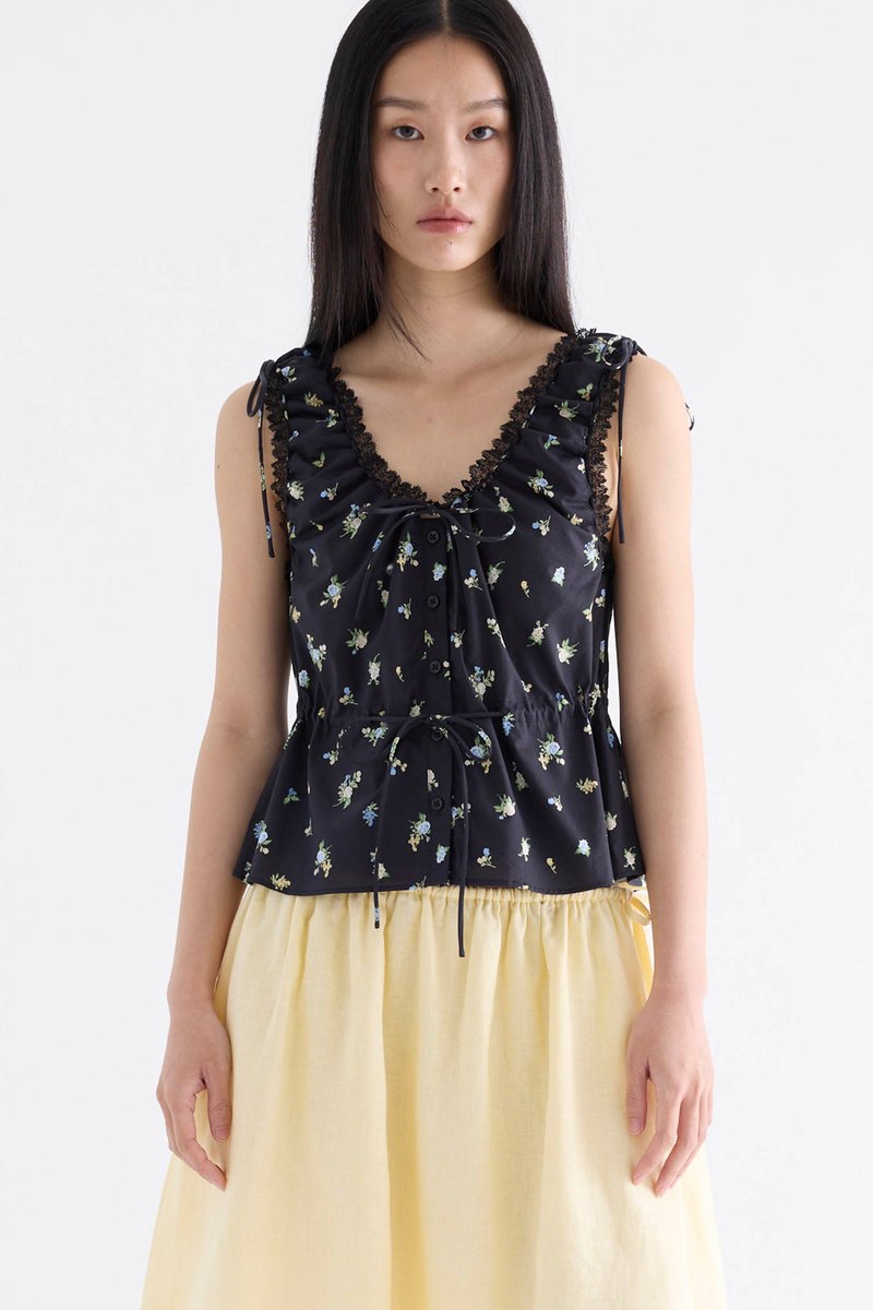 Delilah Strappy Drawstring Top