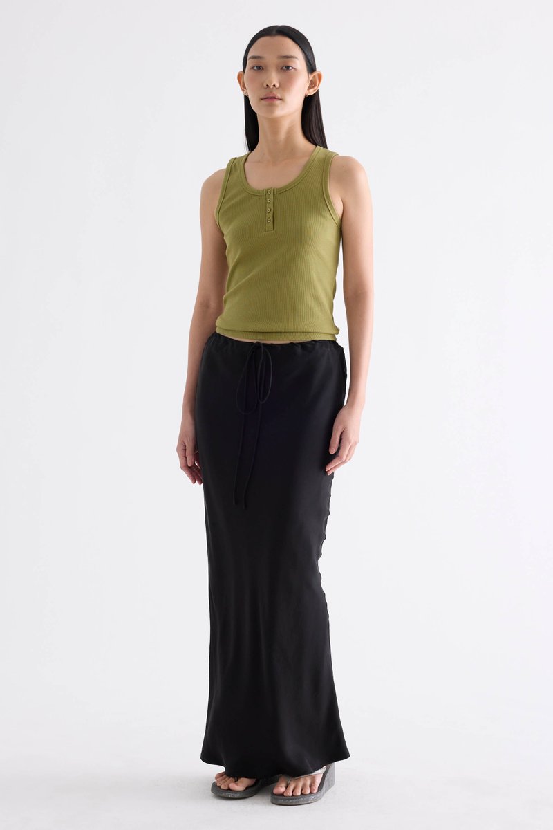 Tove Drawstring Bias Skirt