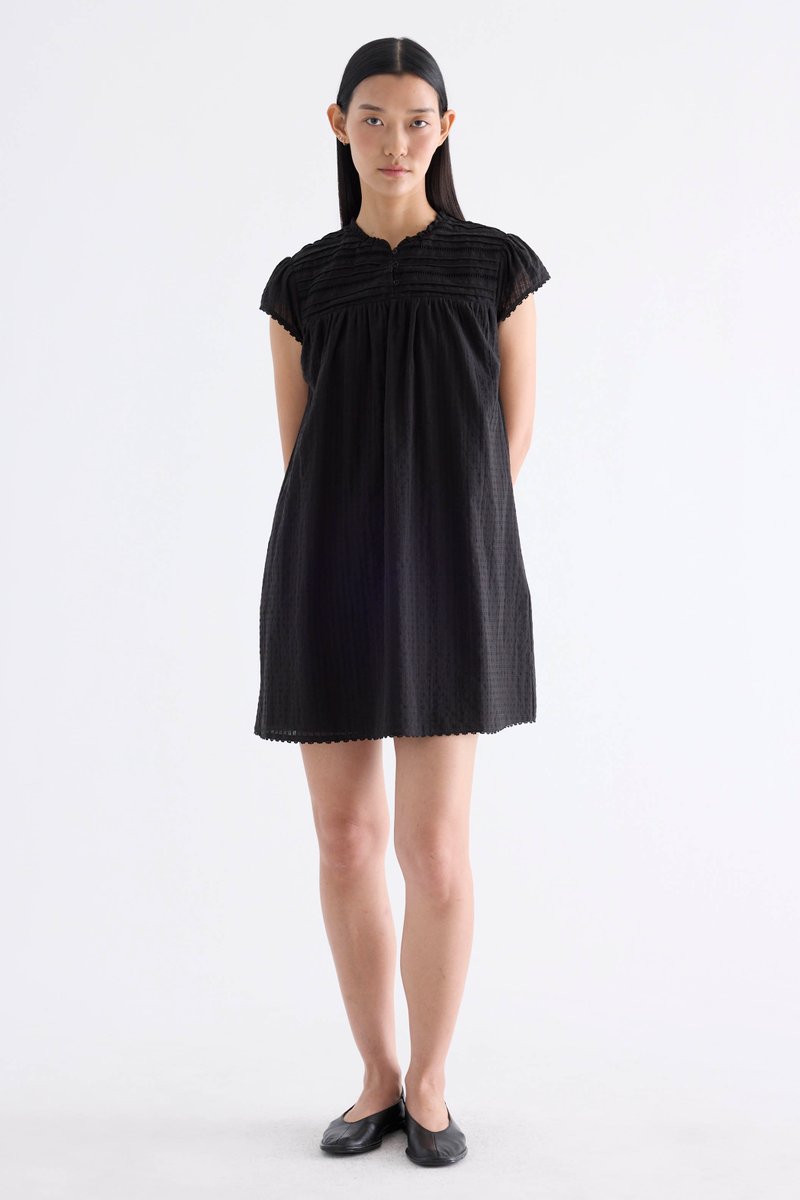 Jamela Half-Button Dress