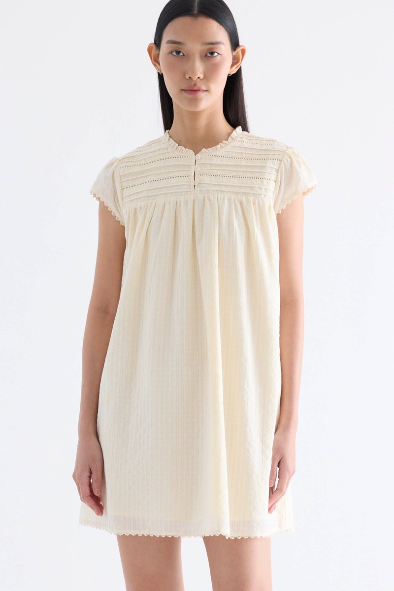 Jamela Half-Button Dress