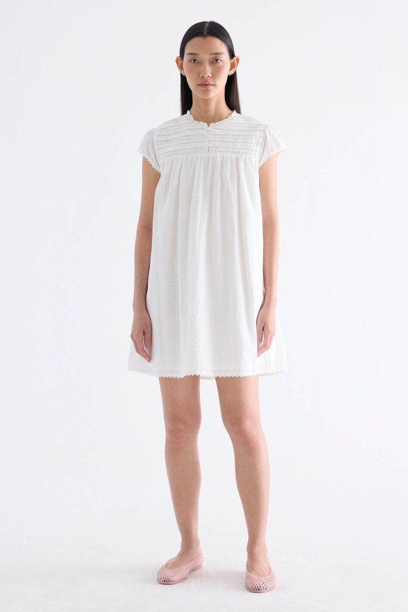 Jamela Half-Button Dress