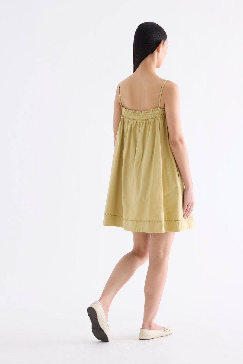 Amberlyn Pin Tuck Empire Dress