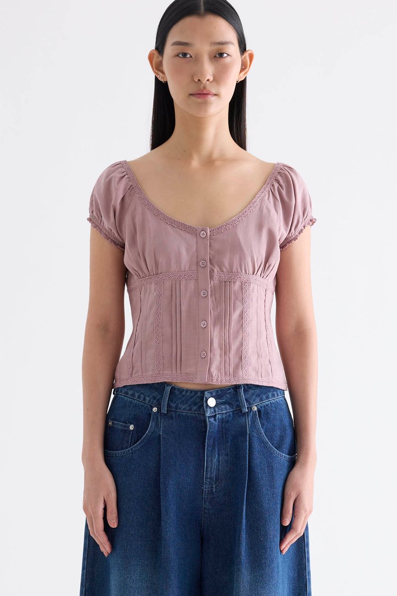 Hedda Button-Down Top