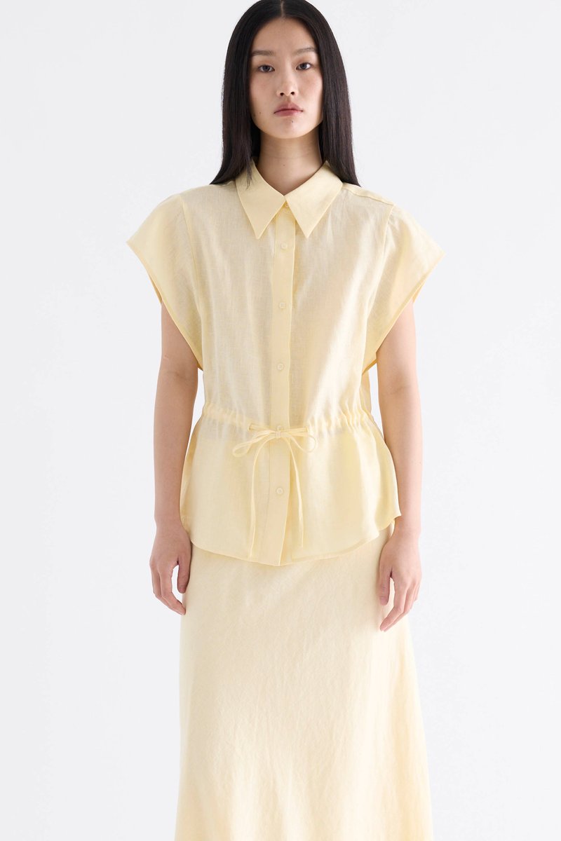 Noelyn Tie-Waist Blouse