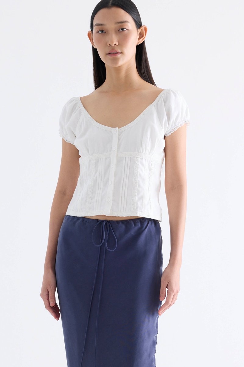 Hedda Button-Down Top
