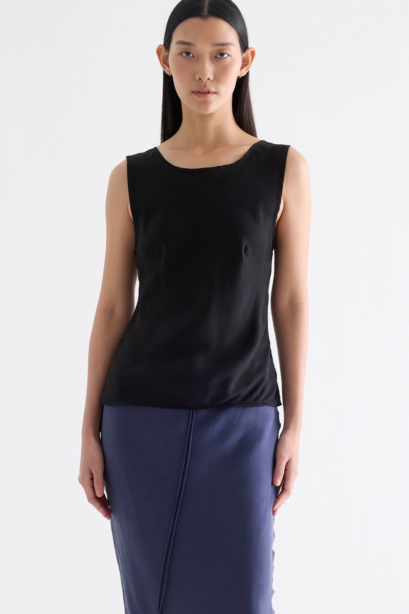 Hester Bias-Cut Top