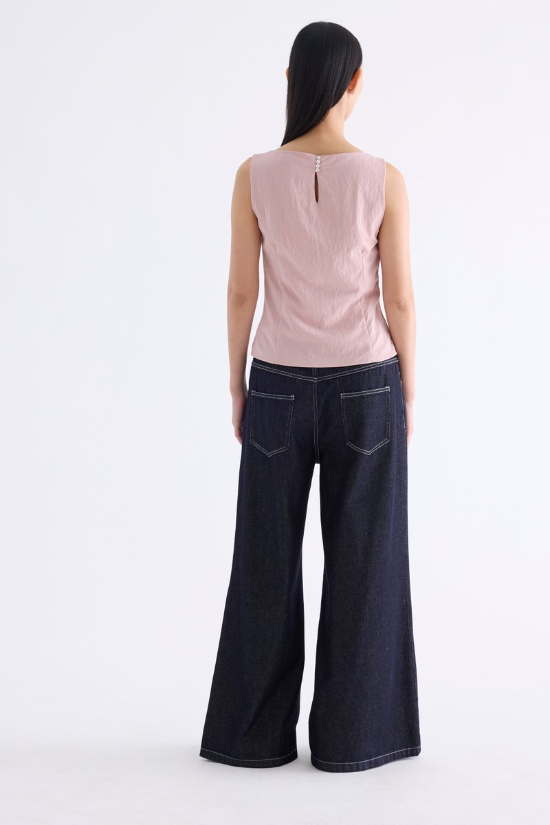 Adrina Boat-Neck Top