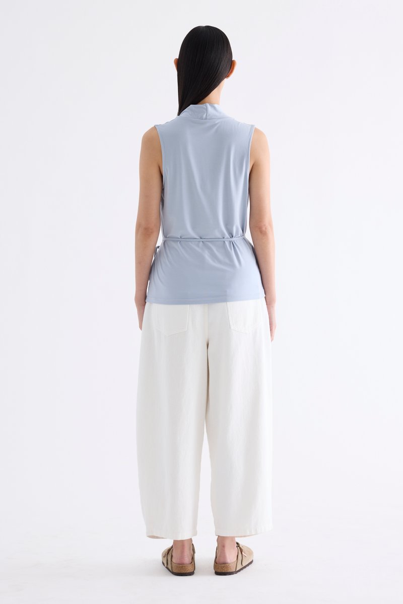 Verda Wrap-Tie Top