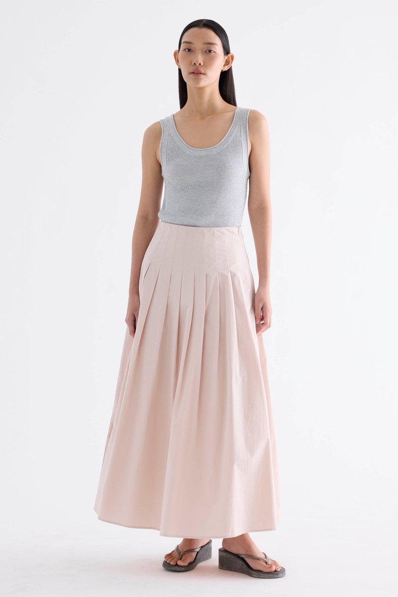 Sonia Pleated Full Skirt