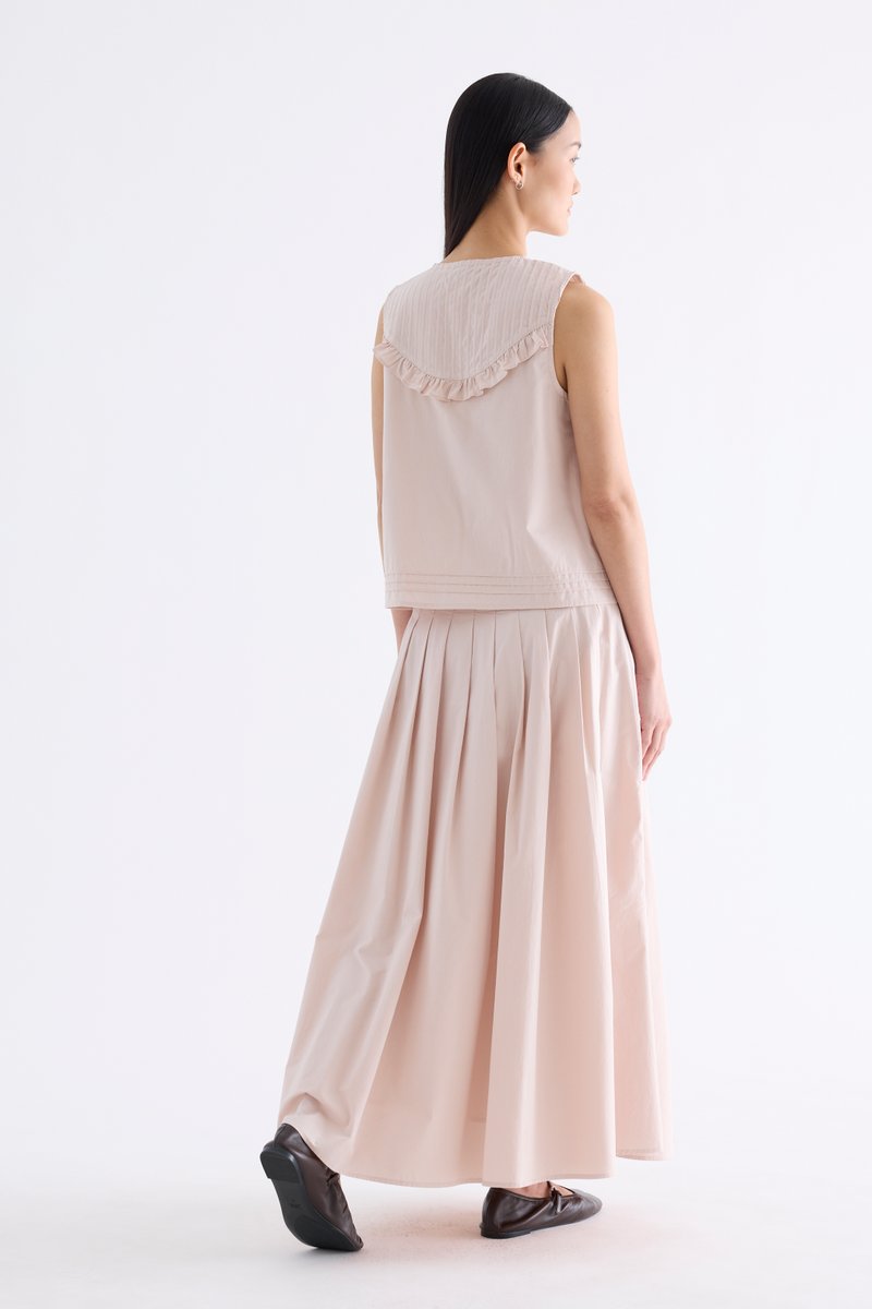 Freja Pintuck Yoke Top