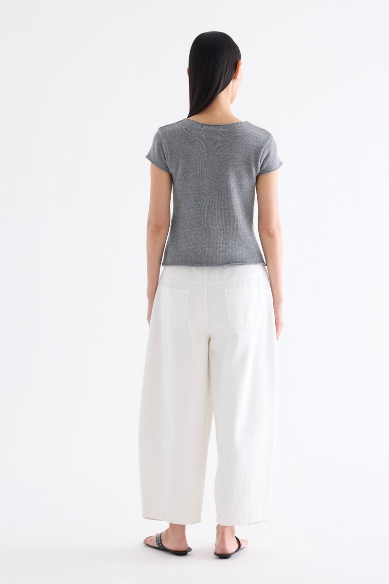 Kelyn Button-Down Knit Top