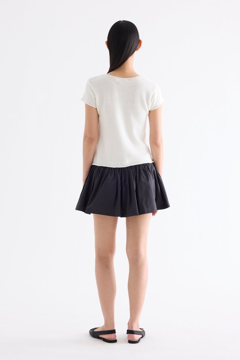 Kelyn Button-Down Knit Top