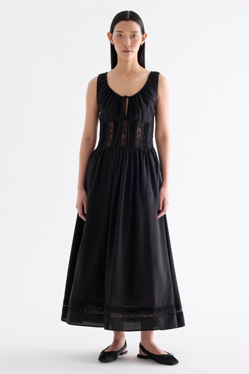 Brielle Lace Panel Dress