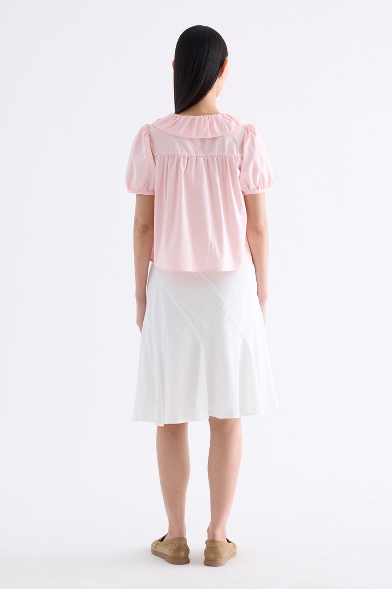 Emberlyn Peterpan-Collar Blouse