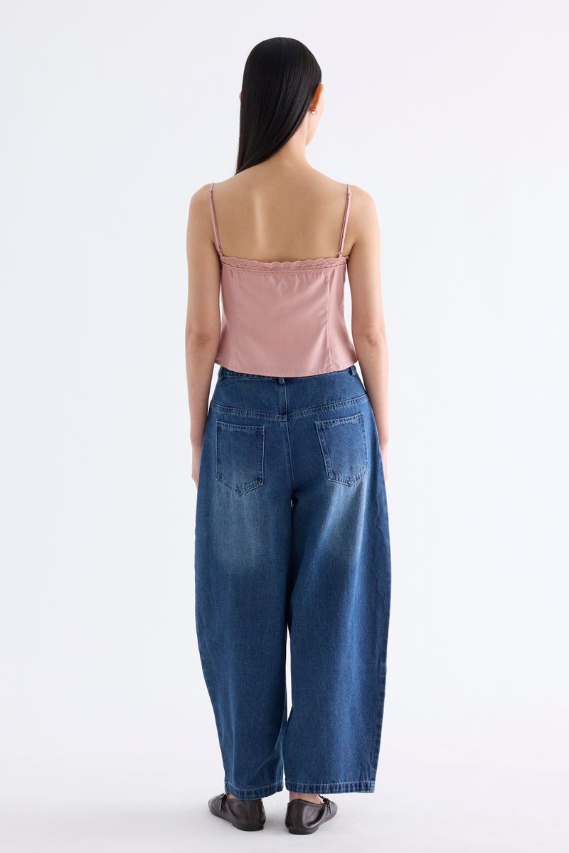 Mathra Lace-Trim Top