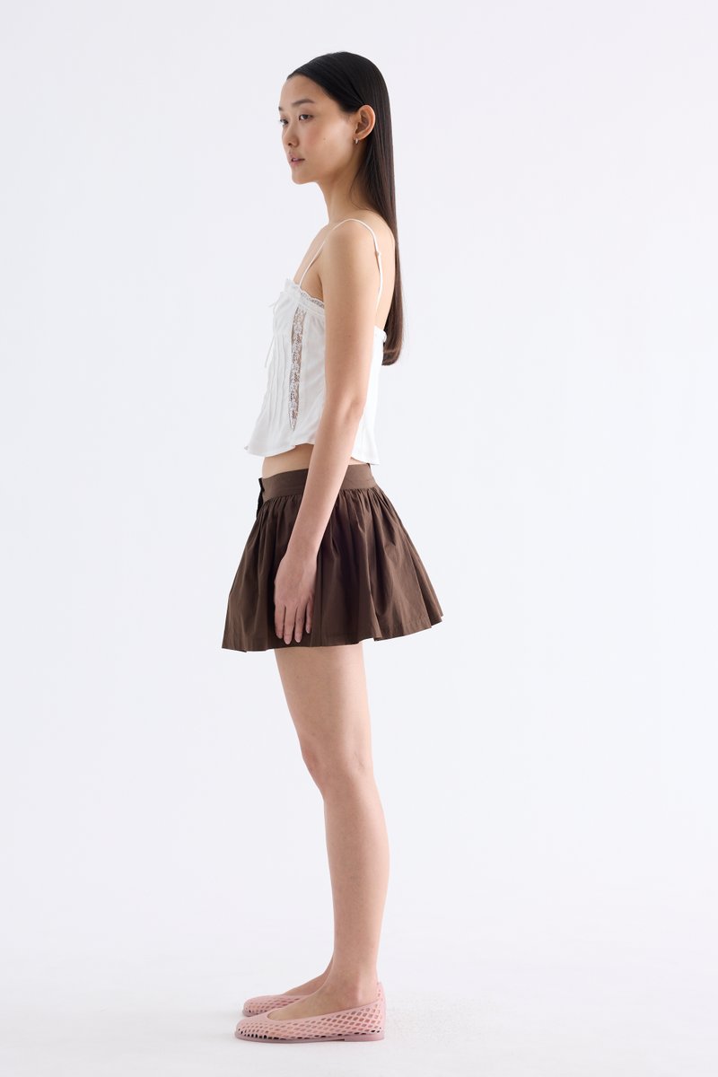 Mathra Lace-Trim Top